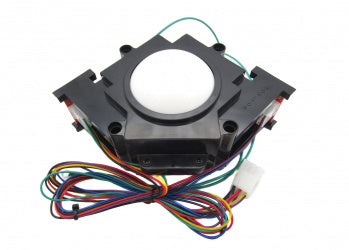 3" White high lip Trackball Assembly